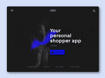 Looks brand identity–personal shopper app