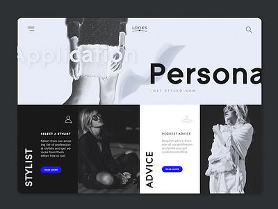 Looks brand identity - personal shopper app