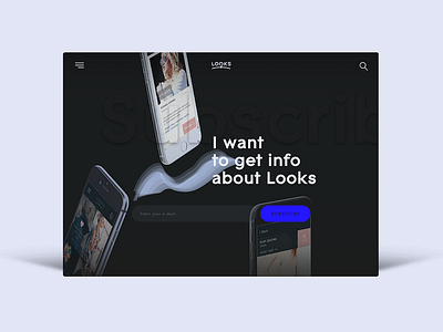 Looks brand identity - personal shopper app