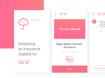 Designing conversational interfaces for arvi chatbot
