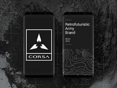 CORSA - retrofuturistic army brand