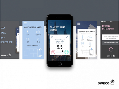 Sweco - happy/smart building concept app