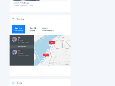 Events Page UI elements for Sailo by Agnieszka Zimolag on Dribbble