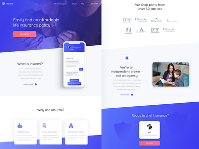 Insurmi website redesign