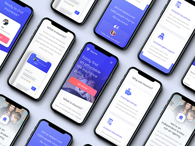 Insurmi mobile website redesign