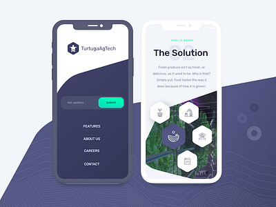Tartuga AgTech website redesign - mobile agriculture agtech automation machine learning mobile robotics tartugaagtech ui ux web web design