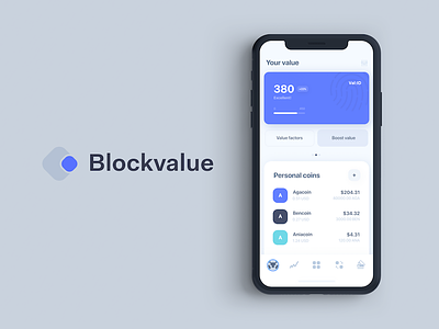 Decentralized profile app blockchain blockpass coin crypto decentralized identity profile rating score token