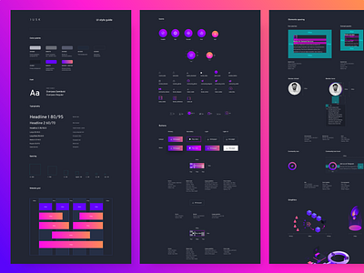 Dusk Network UI Style Guide blockchain crypto decentralized style guide ui ui style guide ux web web design