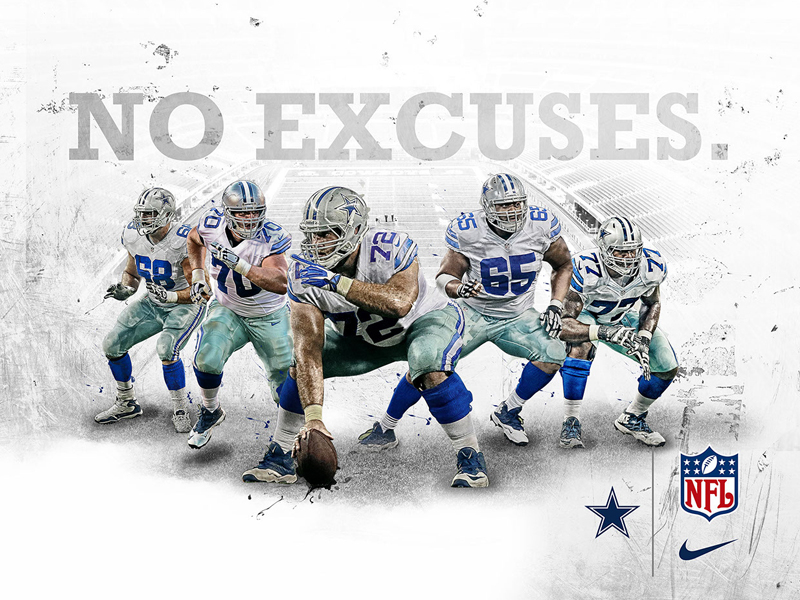 Dallas Cowboys Finish The Fight O-Line By Chris Liskiewicz On Dribbble