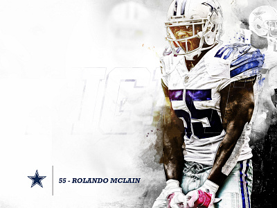 Rolando McClain Dallas Cowboys Social Media Graphic