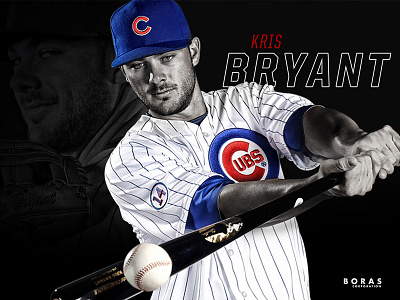 Kris Bryant Boras Corporation Pitch Book Cover (ver. 2) baseball boras bryant chicago cubs kris mlb nike