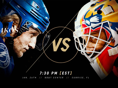 TBL vs FLA florida panthers graphic design hockey luongo nhl retouching sports design stamkos tampa bay lightning