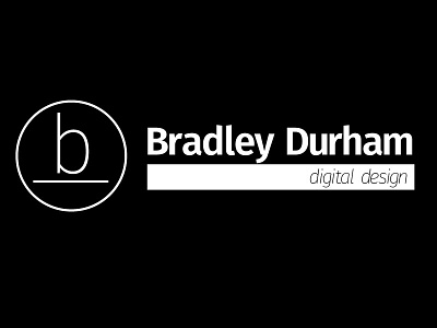 Bradley Durham Web Design Logo illustrator logo design web design