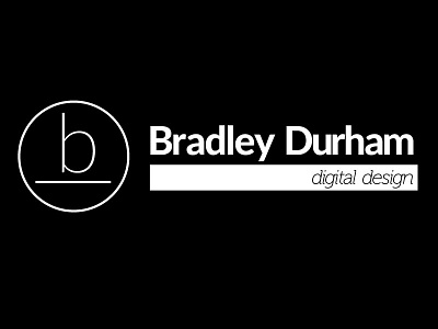 Bradley Durham Web Logo Rebound illustrator logo design
