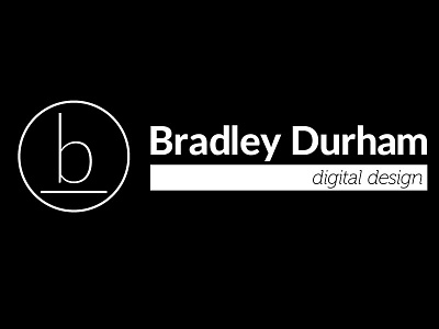 Bradley Durham Web Logo Rebound 2 illustrator logo design