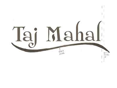 Taj Mahal school type design