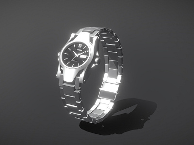 3D wrist watch 3d branding design modeling product