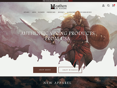 Heathen By Nature website new look!