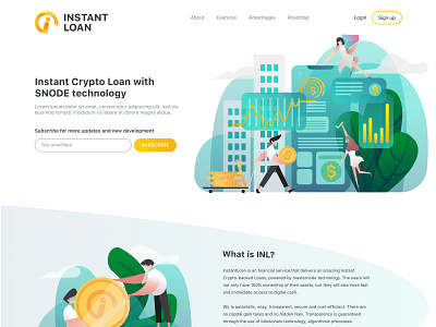 Instant Loan Web Responsive cryptocurrency responsive