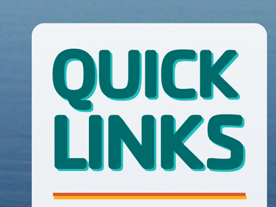 Quick Links call to action camp website