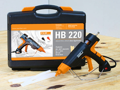 HB 220 Packaging contractor grade glue industrial orange packaging