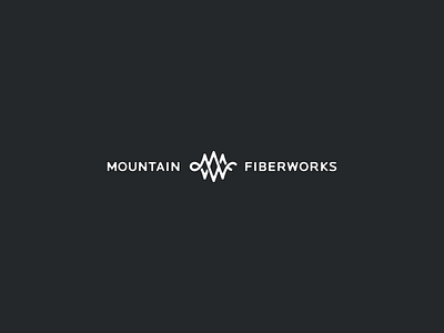Mountain Fiberworks branding icon indentity logo logotype mark