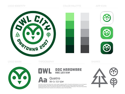 Owl City - Brand Identity Design