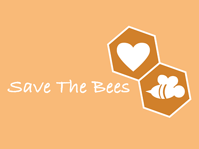 Save The Bees app design graphic design logo vector