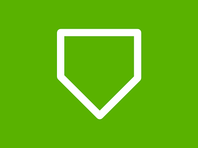 Home Plate baseball logo