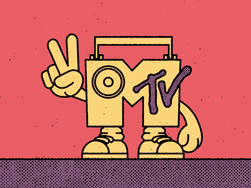 Mtv Guy character mascot mtv music television toy vintage
