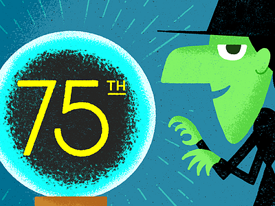 The Wizard of Oz 75th Anniversary evil illustration magic movie oz typography witch wizard of oz