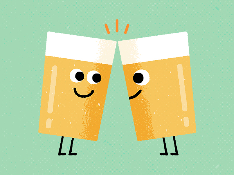 Cheers bro! by Mauro Gatti on Dribbble