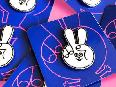 The Peace Bunny Pin