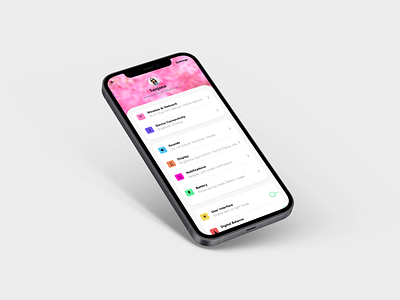 Settings app design graphic design illustration ui ux