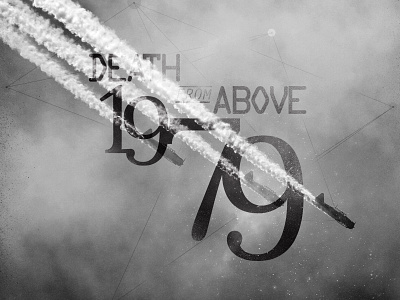 DFA 1979 1979 airplane blackandwhite clouds design music photography typography