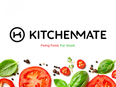 KitchenMate Branding branding cooking food food and drink food app kitchen logo tech toronto typography