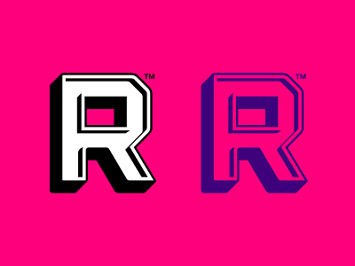 R Logo branding design icon illustration logo toronto typography vector