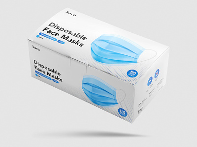 Keco Mask Packaging branding design masks medical packagedesign packaging printdesign safety toronto typography vector