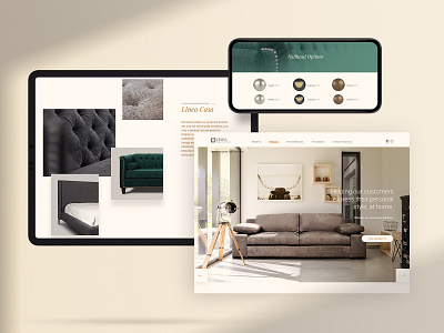 Linea Design Furniture Website chair couch design furniture icon interface toronto ui ux web webdesign website