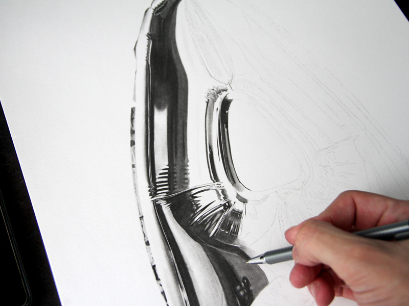 Metallic Balloon Letter - A by Warren Keefe (Studio WmK) on Dribbble