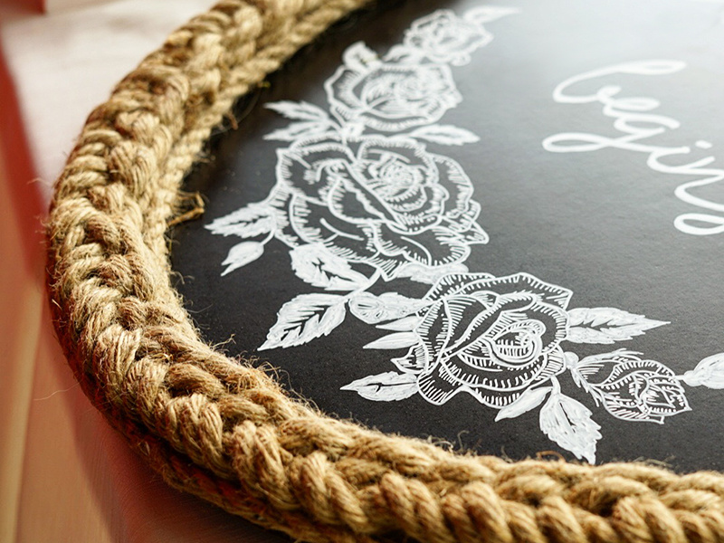 Chalk Roses wedding drawing flower roses illustration chalk chalkboard
