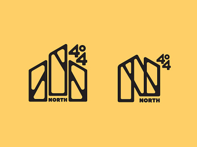 North404 4 brand four icon letter n lettering logo n north toronto wordmark