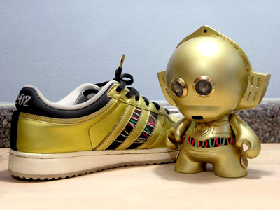 C3PO Custom Munny gold kidrobot munny sculpture toy