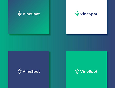 Vinespot modern logo design brand identity branding design graphic design illustration logo logo design vector