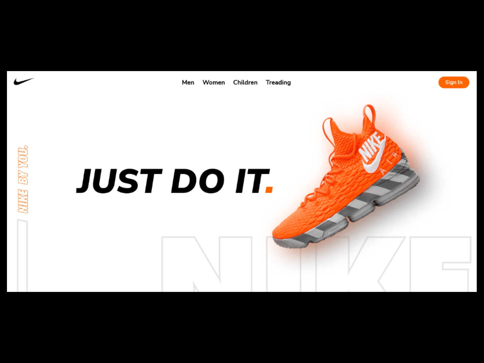 Replicated NIKE webpage using HTML/CSS by MOULIVIKRAM K G on Dribbble
