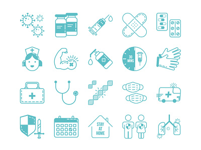 Medical and Healthcare Icons graphic design healthcare icon lineicon medical ui