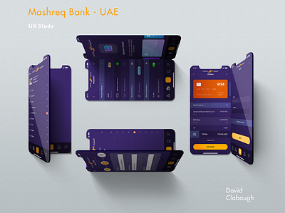 Mashreq Bank Mobile Payments App 3d animation app mobile mockup ui ux