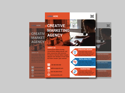 Creative Marketing Agency Flyer business flyer creative business flyer graphic design