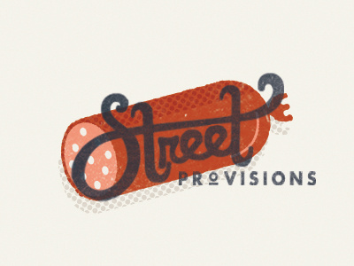 Logo - Unused lettering logo meat sausage street unused