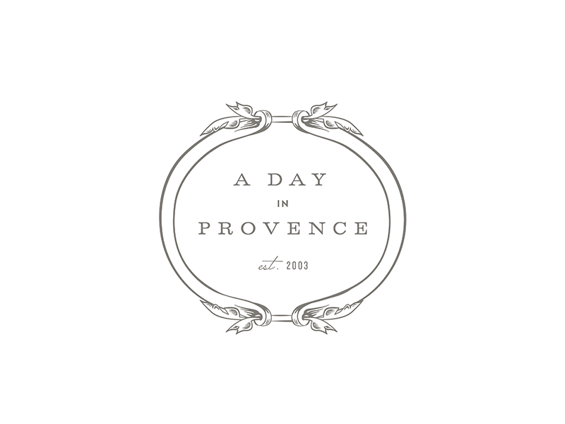a day in provence // final logo boutique floral flower logo provence